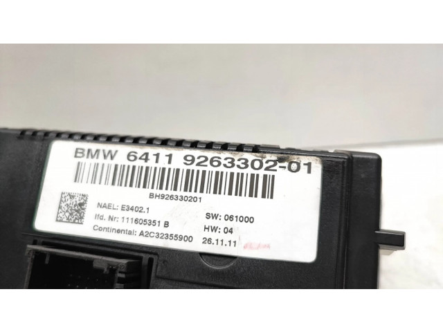 Блок управления климат-контролем 9263302, 64119263302   BMW X1 E84