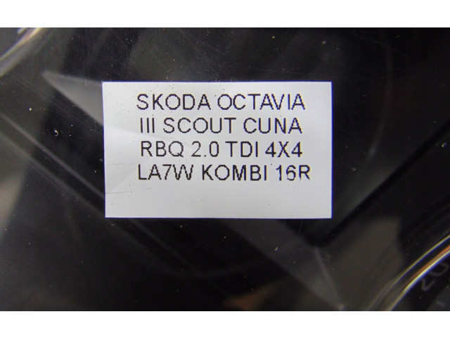 Přístrojová deska  Skoda Octavia Mk3 (5E) 2014 5E0920959C  