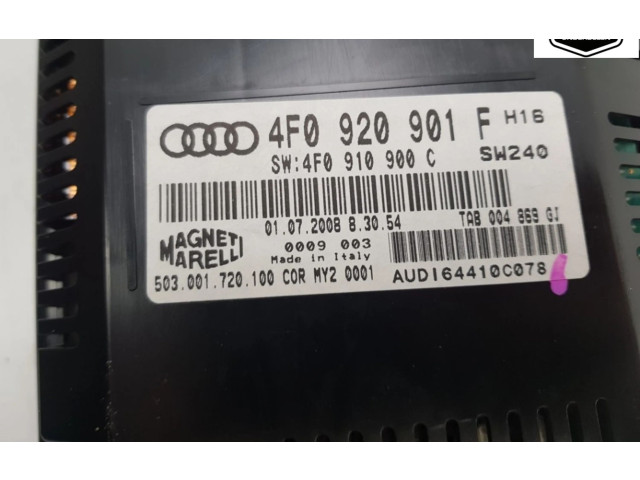Панель приборов 4F0920901F, 4F0920901F   Audi A6 S6 C6 4F       