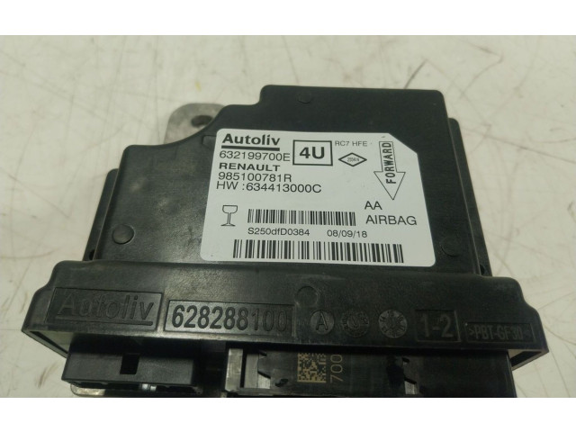 Блок управления надувных подушек 985100781R, 985100781R    Renault Kadjar  H5H 470,H5H 490 