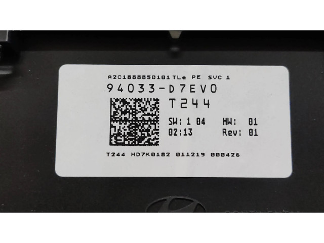 Přístrojová deska  Hyundai Tucson TL 2019 94033-D7EV0, HD7K0182  