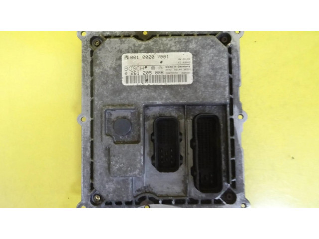 Блок управления двигателя 0261205006, 0010020V001   Smart ForTwo I