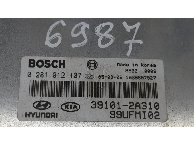 Řídící jednotka 391012A310   Hyundai Matrix 2005
