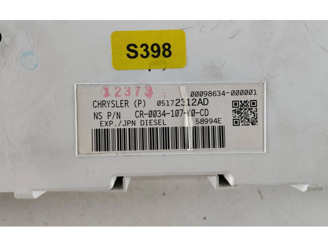 Панель приборов 05172312AD   Jeep Grand Cherokee       