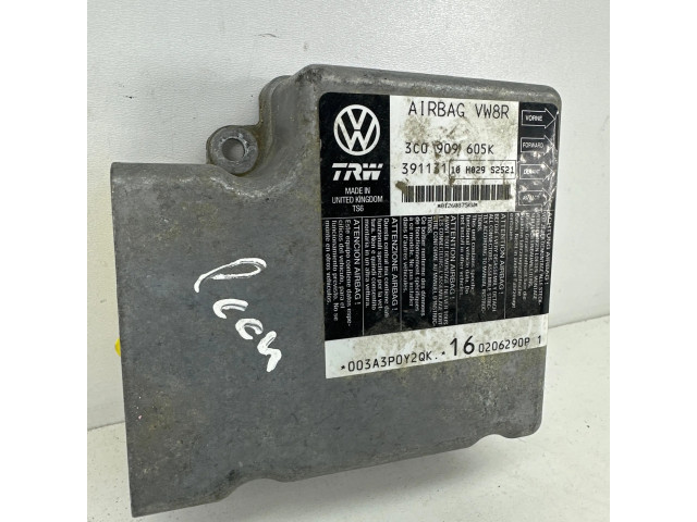 Блок подушек безопасности 3C0909605K, 391131   Seat Leon (1P)