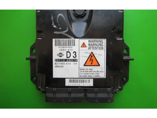 Řídící jednotka 23710EC07B, MB275800-6753   Nissan Navara D40 2006