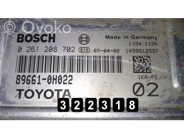 Řídící jednotka 89661-0H022   Citroen C1 2007