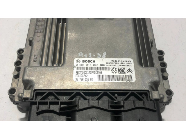 Řídící jednotka 0281018046, 9678615580   Citroen C5 2014