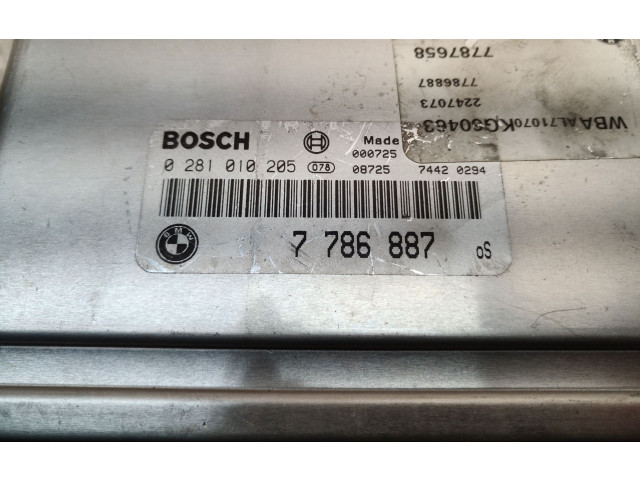 Řídící jednotka 0281010205, 0281010205   BMW 3 E30 