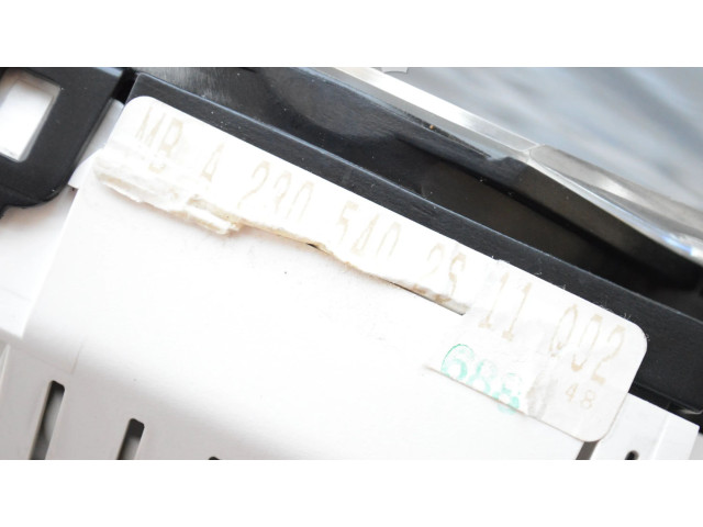 Přístrojová deska  Mercedes-Benz SL R230 2002 A2305400023, A2305402611  