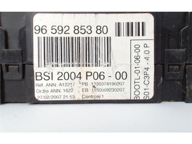   Pojistková skříňka 9659285380   Peugeot 207 2007
