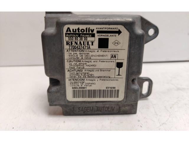 Блок подушек безопасности 7700437471A, 550803800   Renault Scenic I