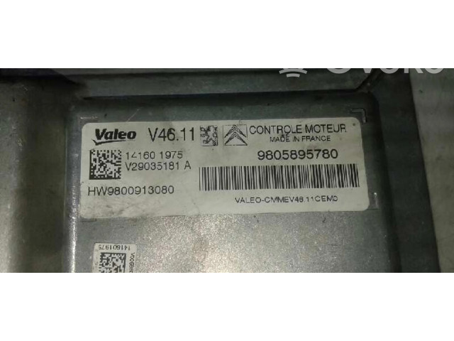 Блок управления двигателя 9800913080, V29035181A   Citroen C3