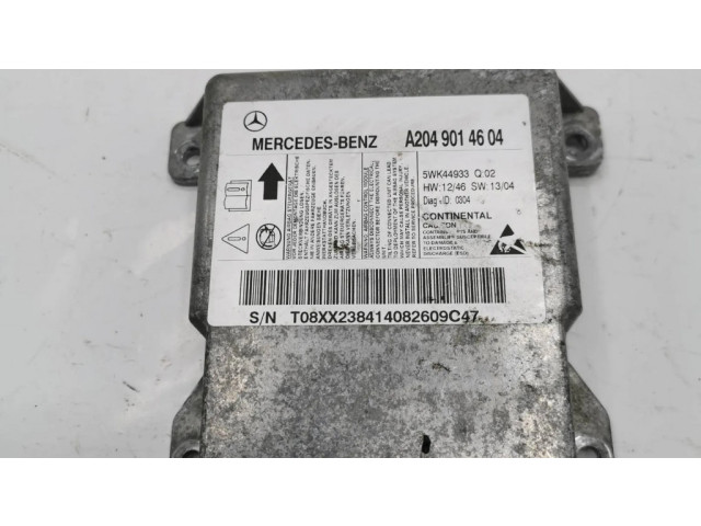 Блок подушек безопасности A2049014604, 5WK44933   Mercedes-Benz GLK (X204)