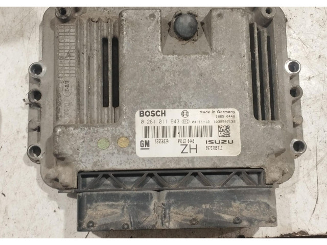 Řídící jednotka 0281011943, 0281011943   Opel Astra H 2007