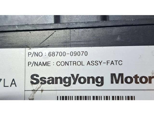 Блок управления климат-контролем 6870009070   SsangYong Kyron