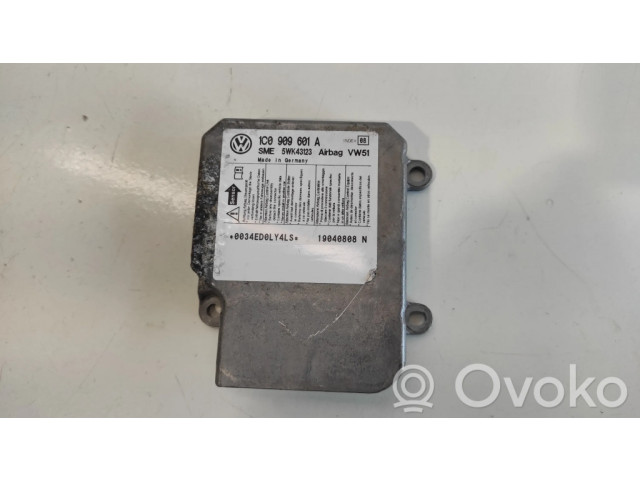 Блок подушек безопасности 1C0909601A, 5WK43123   Skoda Fabia Mk1 (6Y)