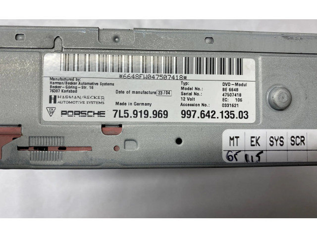 Блок подушек безопасности 7L5919969   Porsche Cayenne (9PA)