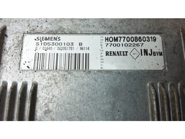 Řídící jednotka S105300103B, 7700860319   Renault Megane I 1997