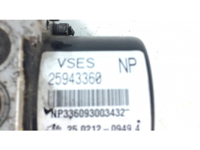 Блок АБС 25943360, 25021209494   Chevrolet  Captiva  