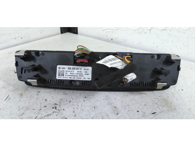 Блок управления климат-контролем 83A820047B, 83A820047   Audi Q2 