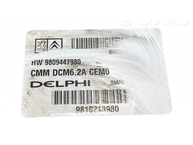 Řídící jednotka 9809447980, 9819213980   Peugeot 308 2008