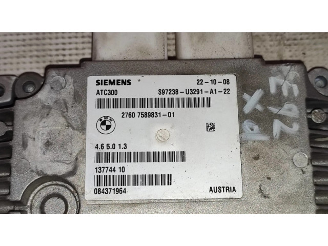 Блок управления редуктора коробки передач (раздатки) 7589831, 27607600966   BMW 3 E92 E93