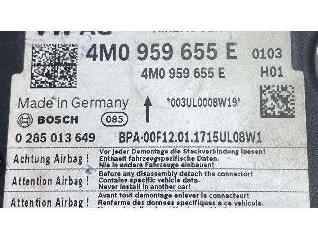 Блок подушек безопасности 4M0959655E   Audi Q7 4M