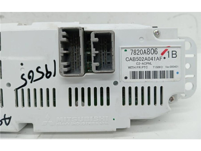 Блок управления климат-контролем 7820A806, 0070010   Mitsubishi ASX