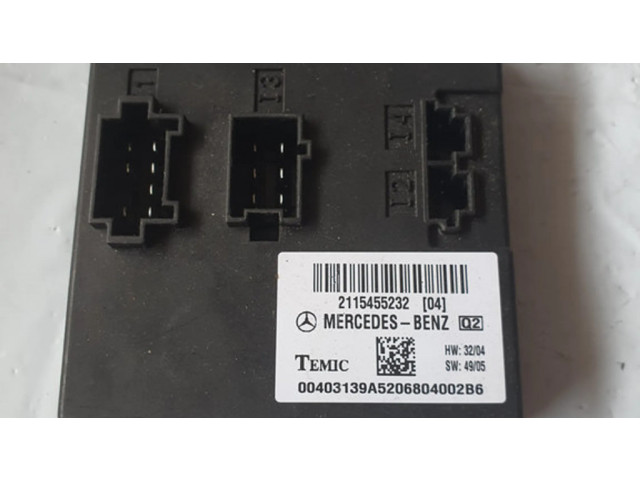 Блок комфорта 2115455232   Mercedes-Benz E W211   