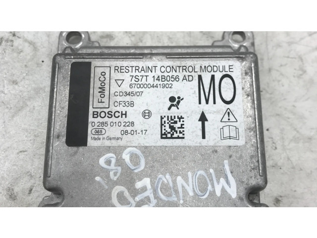 Блок подушек безопасности 7S7T14B056AD, 0285010228   Ford Mondeo MK IV