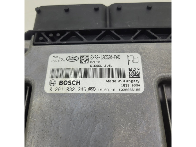 Блок управления двигателя GX7312C520FAD   Jaguar XE