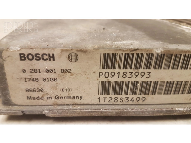 Řídící jednotka 0281001802, 17480033   Volvo V70 2001