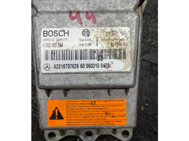 Блок подушек безопасности A2218707626, 0285001896   Mercedes-Benz S W221
