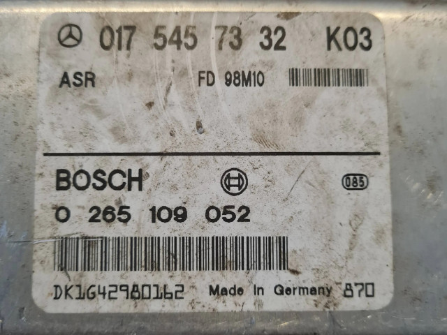 Блок управления АБС 0175457332, 0265109052   Mercedes-Benz CLK A208 C208