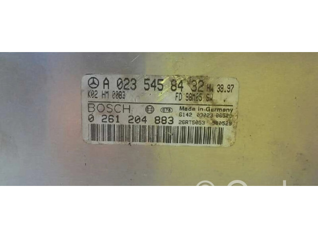 Řídící jednotka 0261204883, A0235458432   Mercedes-Benz CLK A208 C208 1998