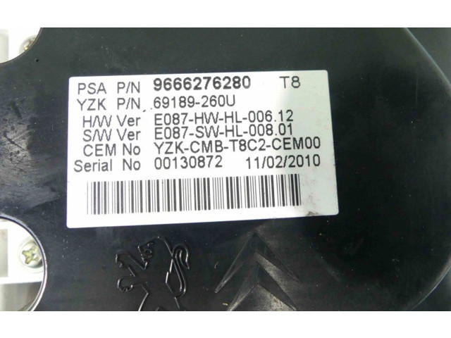 Přístrojová deska  Peugeot 5008 2010 9666247580, IMPRK972498  