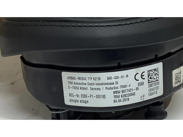 Подушка безопасности водителя 8077431, 62822056E   BMW 3 G20 G21