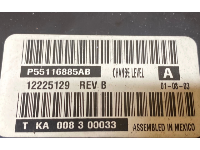 Блок управления климат-контролем P55116885AB, 12225129   Jeep Grand Cherokee (WJ)