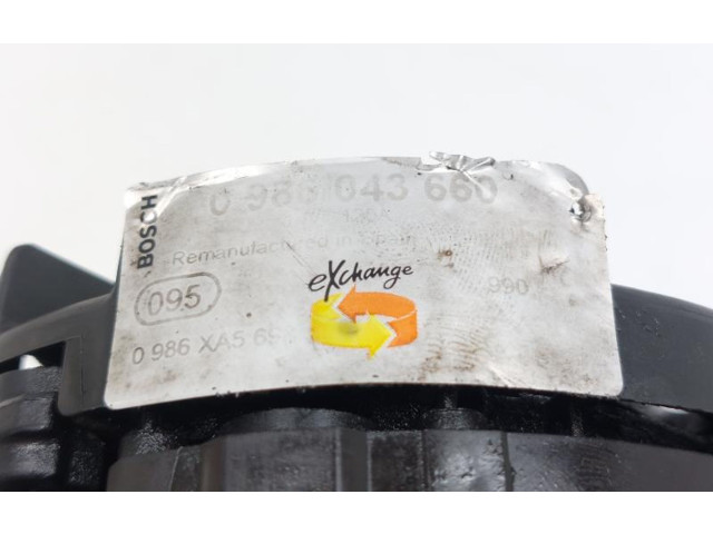 Генератор 0986043660, 0986043660   Mercedes-Benz C W202      