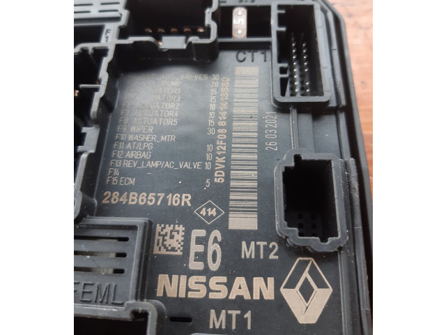 Pojistková skříňka Řídící jednotka BSM 284B65716R   Dacia Sandero 2014