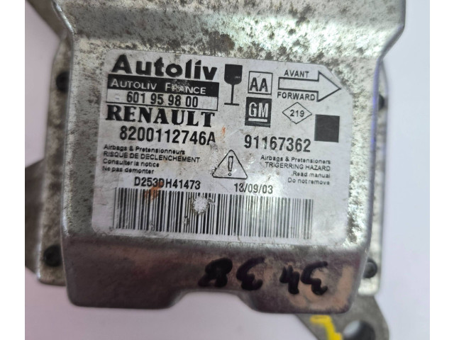 Блок подушек безопасности 8200112746A, 91167362   Renault Trafic II (X83)