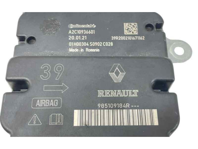 Блок подушек безопасности 985109184R, CONTINENETAL   Dacia Dokker