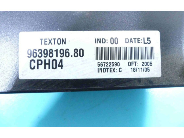 Блок комфорта 9639819680, IMPRK1263614   Peugeot Expert   