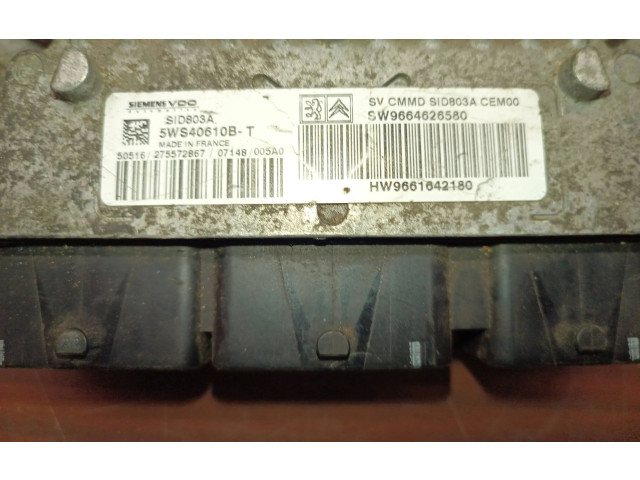 Блок управления двигателя 5ws40610bt, sw9664626580   Fiat Ulysse