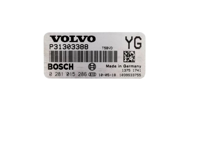 Řídící jednotka P31303388, 1039S33755   Volvo S80 2010