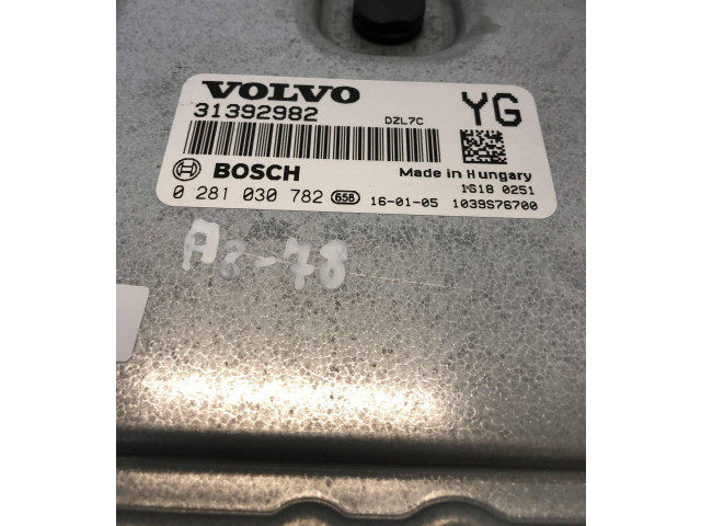 Řídící jednotka 31392982, 0281030782   Volvo XC60 2016