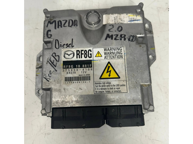 Řídící jednotka RF8G18881F, 2758008106   Mazda 6 2008