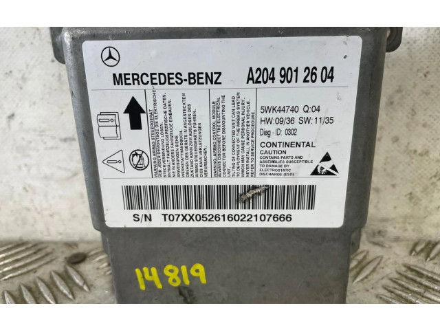 Блок подушек безопасности A2049012604, CENTRALITAAIRBAG   Mercedes-Benz CL C215