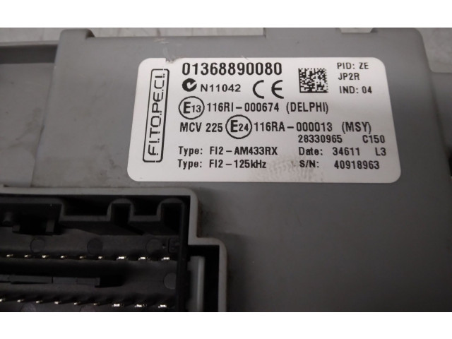 Pojistková skříňka Řídící jednotka BSM 01368890080, 28330965   Peugeot Bipper 2012
